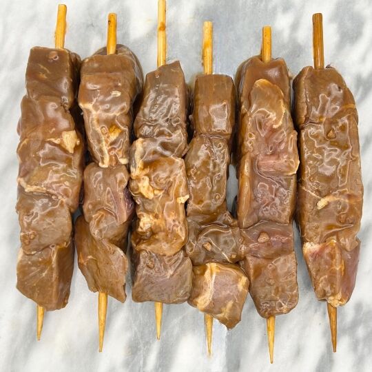 1 pack of Free Range Beef BBQ Sosaties, Avg 800g