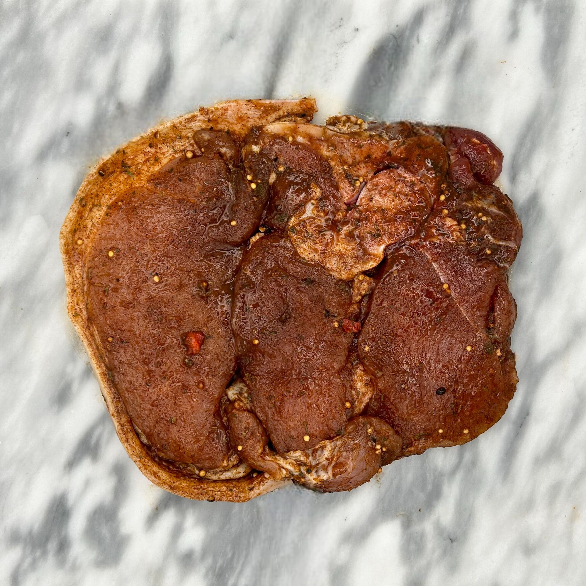 1 Pork Texan Steak Spiced, Avg 525g