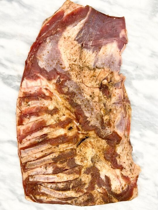 1 Deboned Lamb Rib (Spiced), Avg 950g