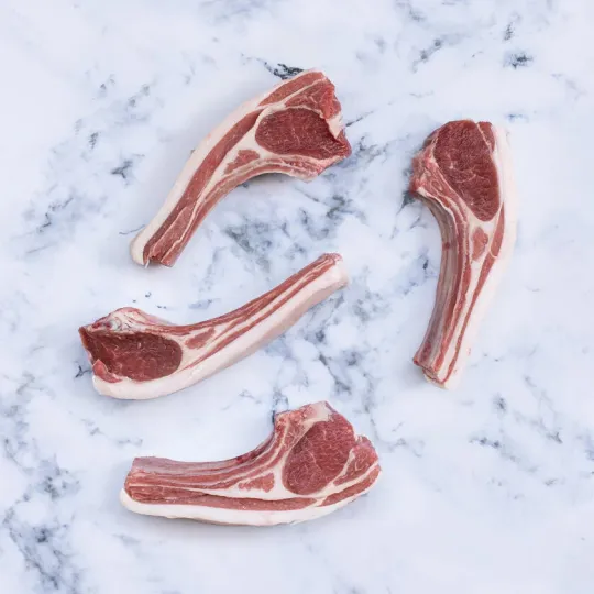 1 pack of Free Range Lamb Rib Chops, Avg 450g