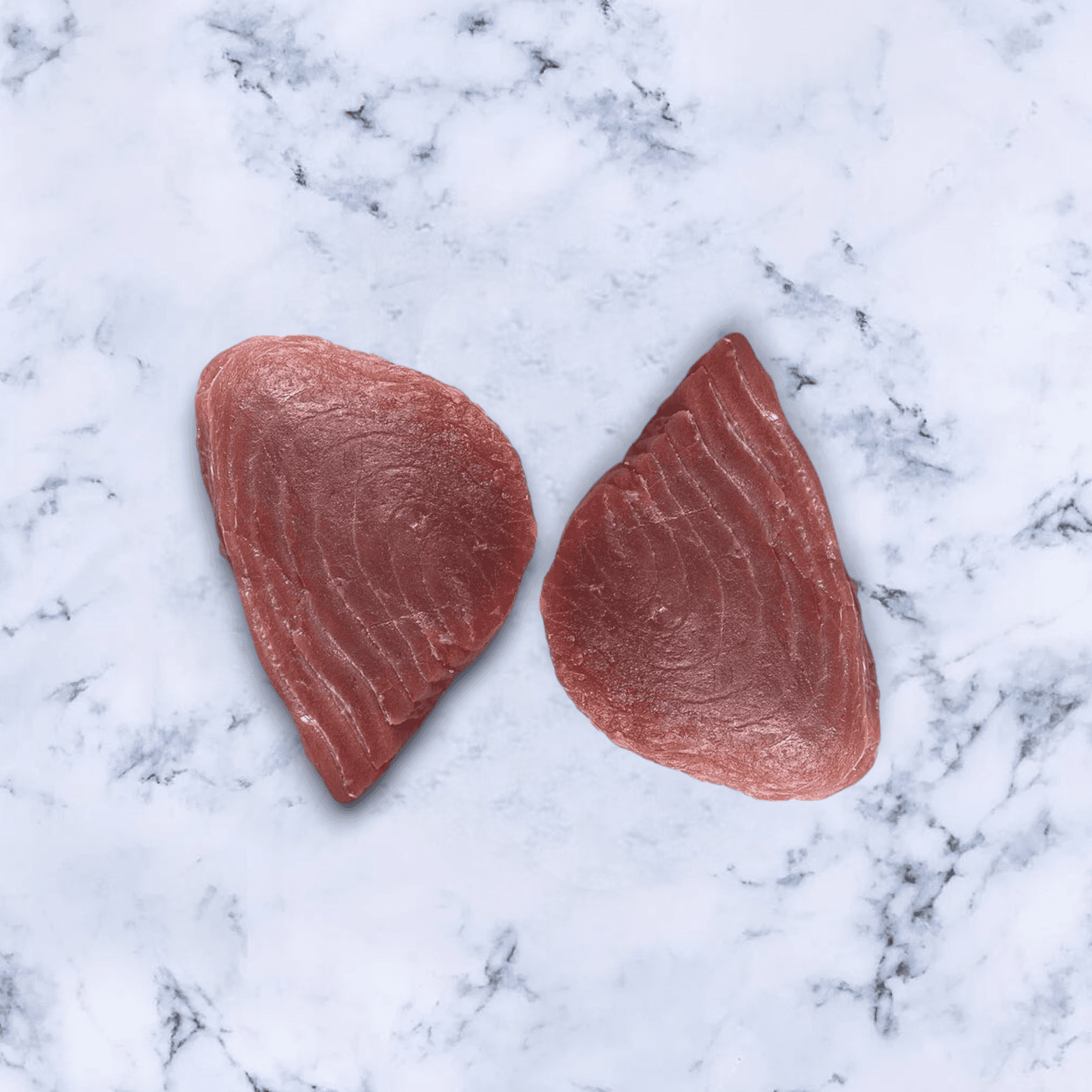 2 Fresh Yellowfin Tuna Steaks, Avg 500g
