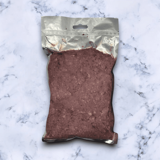 1 pack Free Range Beef Pet Mince (Frozen), Avg 250g