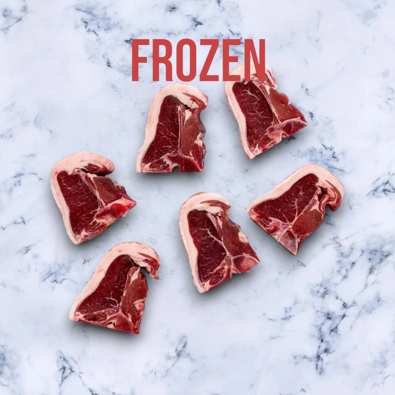 1 pack of Frozen Free Range Lamb Loin Chops, Avg 480g