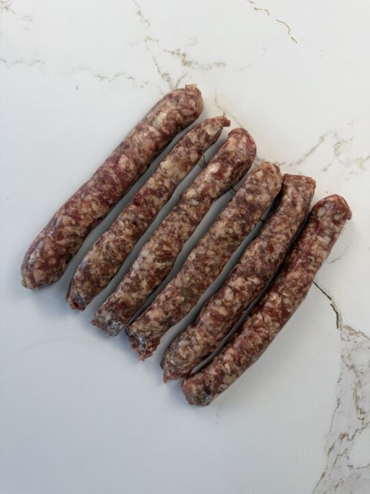 1 pack of Farmstyle Beef Boerewors (Individual Portions), Avg 500g