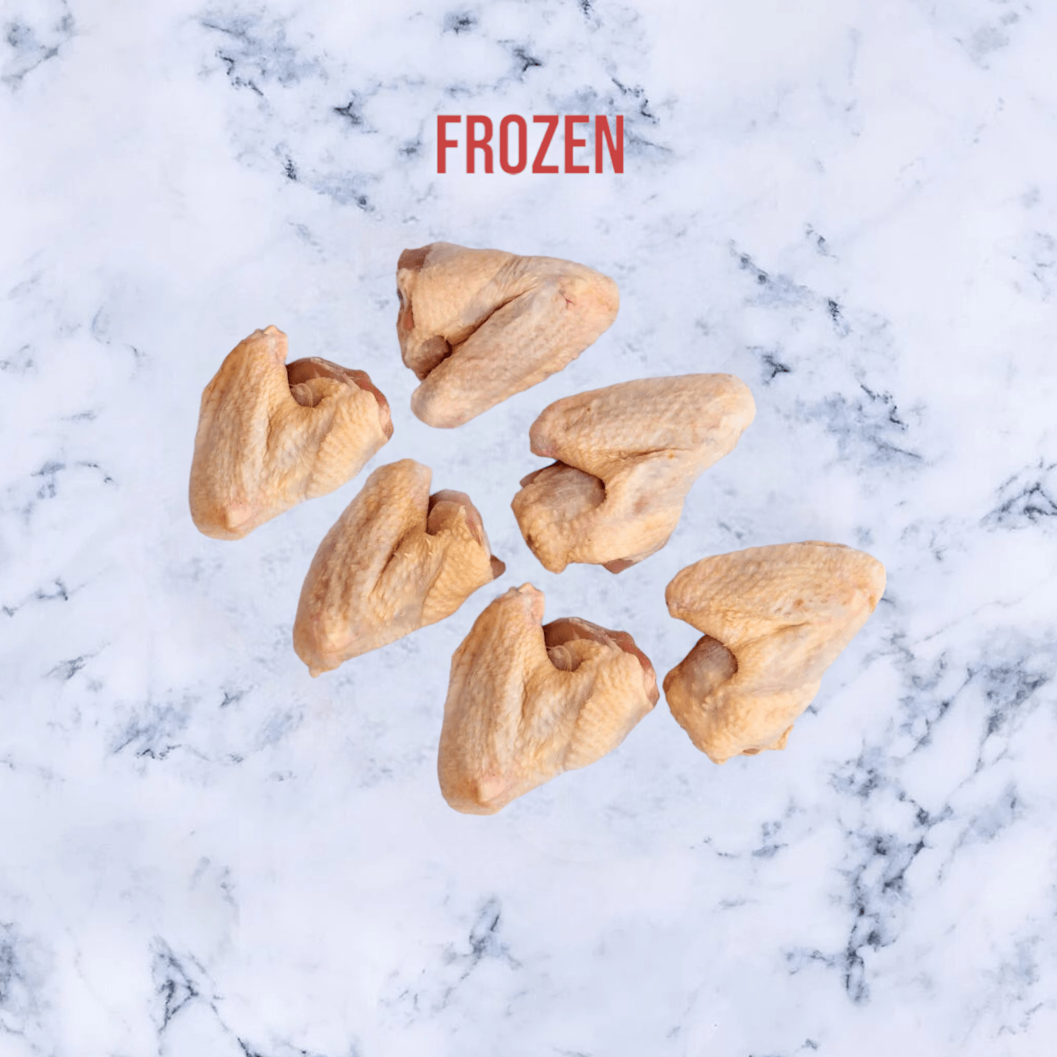 6 Free Range Chicken Wings (FROZEN), Avg 700g