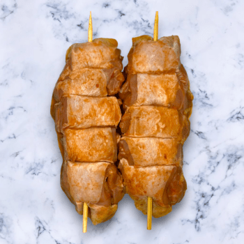 2 Frozen Free Range Chicken Thighs Espetadas Marinated, Avg 800g