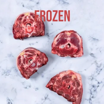 1 pack of Frozen Free Range Sliced Lamb Neck Rings, Avg 500g
