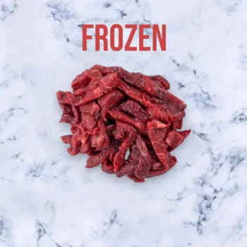 1 pack of Grass Fed Free Range Beef Stirfry (Frozen), Avg 500g