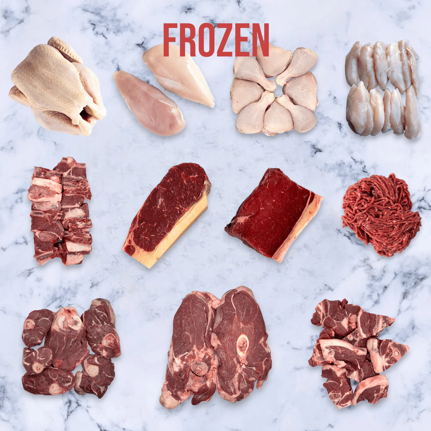 Free Range Beef, Lamb and Chicken Hamper (Frozen)