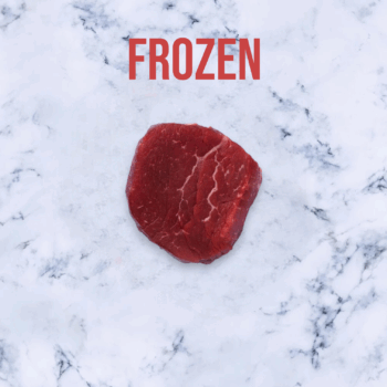 1 Frozen Grass Fed Free Range Beef Fillet Steak, Avg 300g