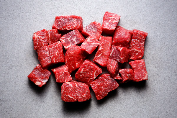 1 pack of Beef Goulash Cubes, Avg 550g