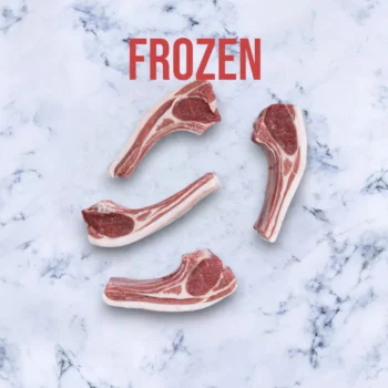 1 pack of Frozen Free Range Lamb Rib Chops, Avg 450g